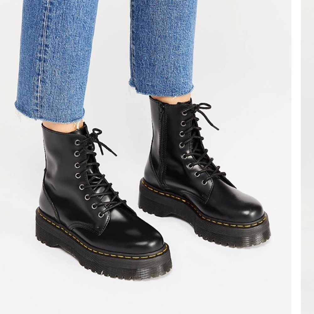 Dr. Martens Black Lace Up Boots